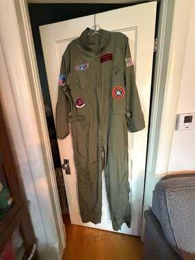 Leg Avenue Top Gun Goose Flight Suit Costume Jumpsuit